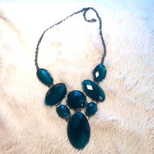 Dark green necklace